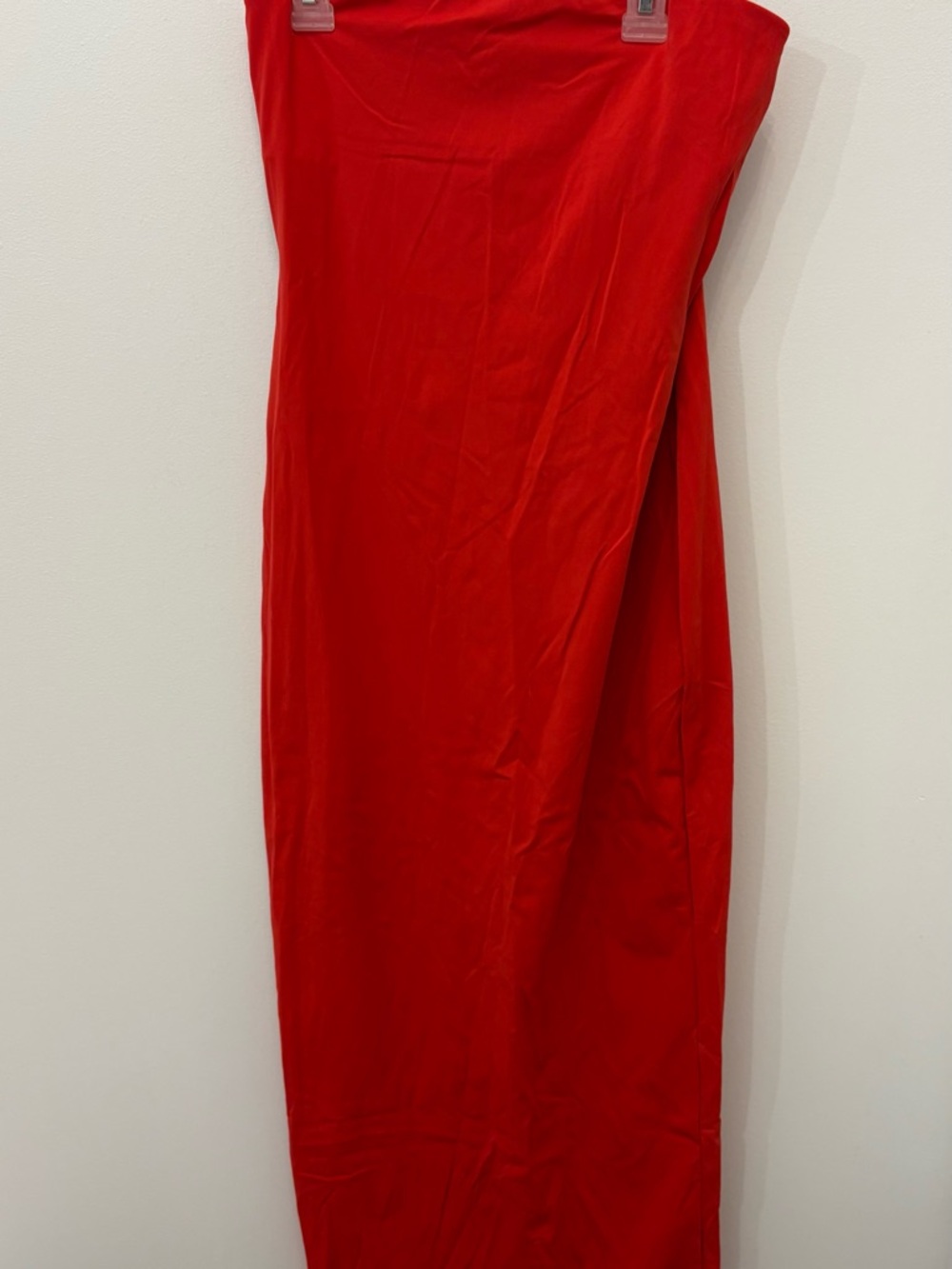 Garage Red Strapless Dress